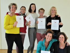 afb.geslaagden Kinderyoga Opleiding jan.'19